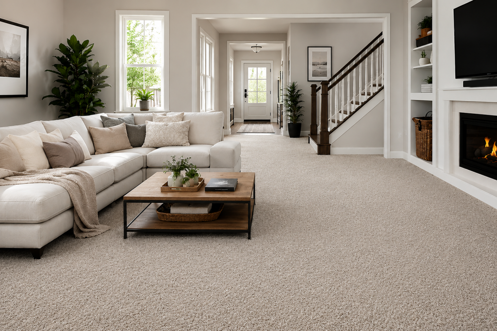 Carpet Tile project by Ernie’s Carpets & Vinyl